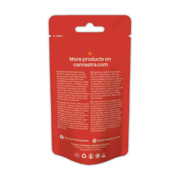 cannastra cbd ziedai 30